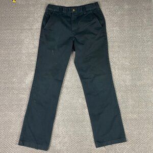 Carhartt Blended Twill Work Wear Pant Mens 34 x 34 Fits 33x32.5 B290 BLK Black